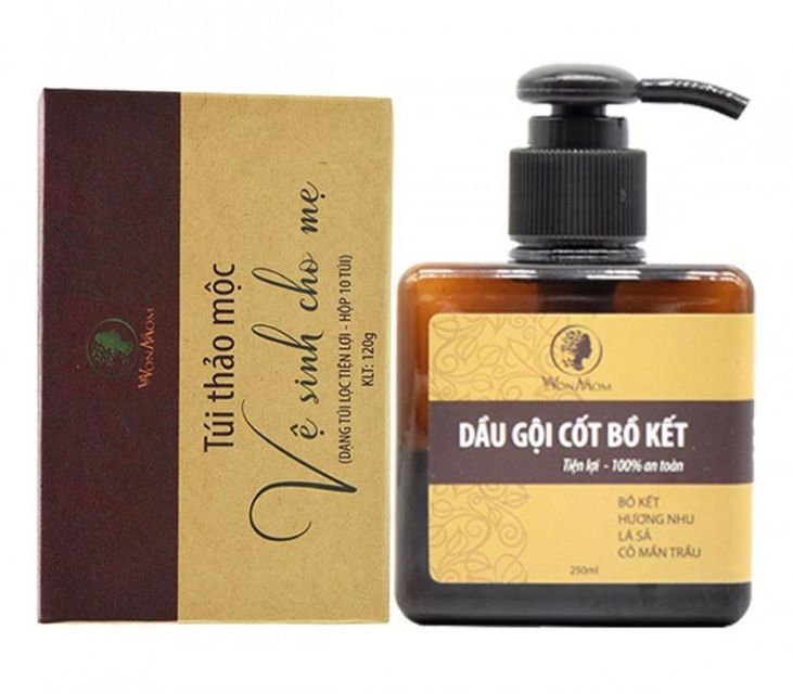 Dầu Gội Cốt Bồ Kết Wonmom Hỗ Trợ Sạch Gàu, Nuôi Dưỡng Tóc Đen Mượt 3